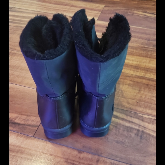 Black Totes Winter boots faux lining waterproof 8 - Picture 9 of 13